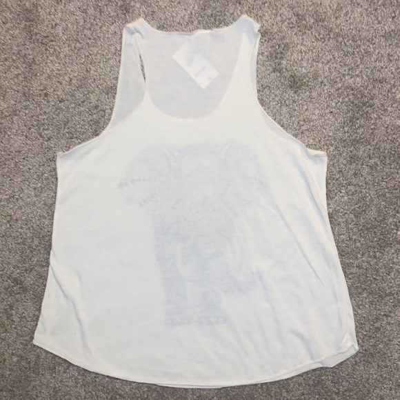 Cream Tank Top with Elephant - Picture 2 of 4